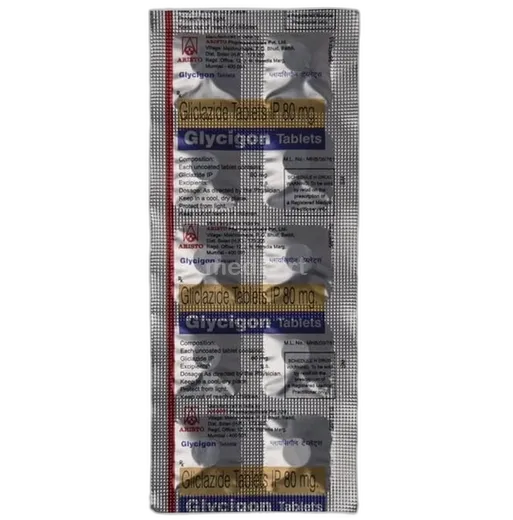 glycigon 80mg tablet 10's